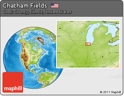 Physical Location Map of Chatham Fields