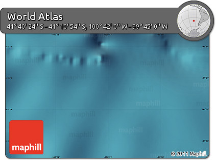 Satellite Map of the Area around 41° 25' 39" S, 100° 13' 29" W