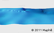 Shaded Relief Panoramic Map of the area around 41° 25' 39" S, 100° 13' 29" W