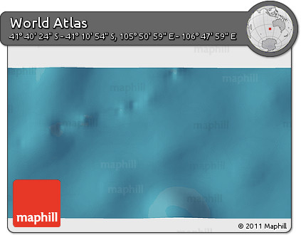 Satellite 3D Map of the Area around 41° 25' 39" S, 106° 19' 29" E