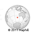 Outline Map of the Area around 41° 25' 39" S, 106° 19' 29" E, rectangular outline