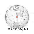 Outline Map of the Area around 41° 25' 39" S, 116° 31' 30" E, rectangular outline