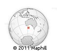 Outline Map of the Area around 41° 25' 39" S, 124° 10' 30" E, rectangular outline