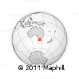 Outline Map of the Area around 41° 25' 39" S, 142° 1' 30" E, rectangular outline