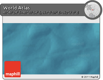 Satellite 3D Map of the Area around 41° 25' 39" S, 161° 34' 29" E