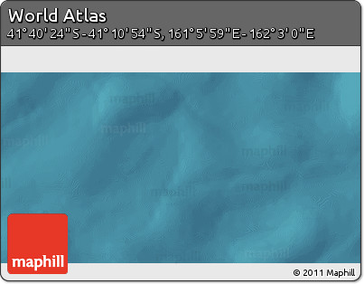 Satellite 3D Map of the Area around 41° 25' 39" S, 161° 34' 29" E