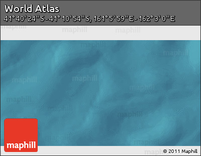 Satellite 3D Map of the Area around 41° 25' 39" S, 161° 34' 29" E