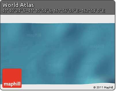 Satellite 3D Map of the Area around 41° 25' 39" S, 162° 25' 30" E