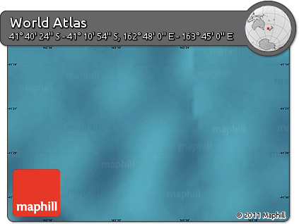 Satellite Map of the Area around 41° 25' 39" S, 163° 16' 30" E