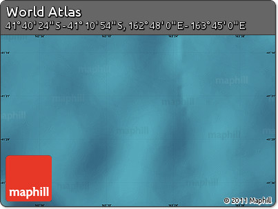 Satellite Map of the Area around 41° 25' 39" S, 163° 16' 30" E