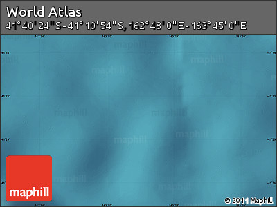 Satellite Map of the Area around 41° 25' 39" S, 163° 16' 30" E