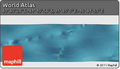 Satellite Panoramic Map of the Area around 41° 25' 39" S, 16° 13' 30" E