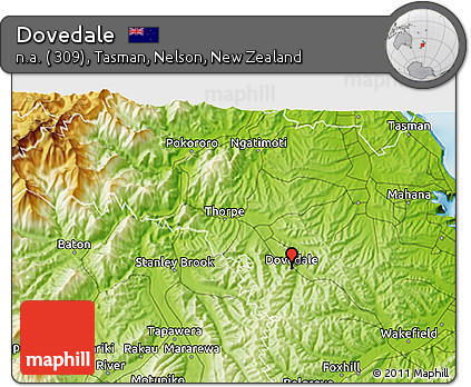 Physical 3D Map of Dovedale