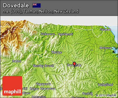 Physical 3D Map of Dovedale