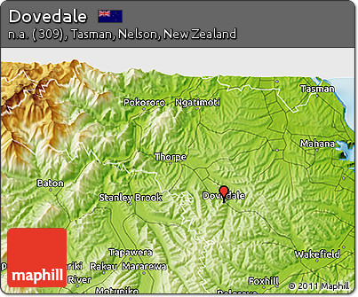 Physical 3D Map of Dovedale