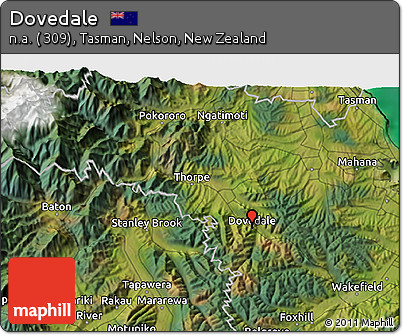 Satellite 3D Map of Dovedale