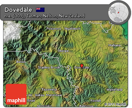 Satellite Map of Dovedale