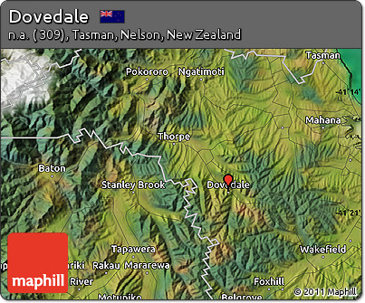 Satellite Map of Dovedale
