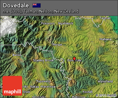 Satellite Map of Dovedale