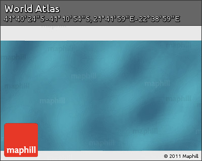 Satellite 3D Map of the Area around 41° 25' 39" S, 22° 10' 29" E