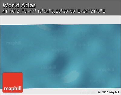 Satellite 3D Map of the Area around 41° 25' 39" S, 23° 52' 30" E