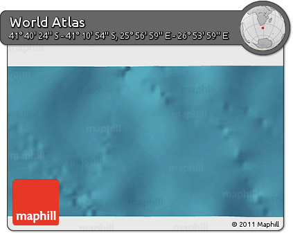 Satellite 3D Map of the Area around 41° 25' 39" S, 26° 25' 29" E