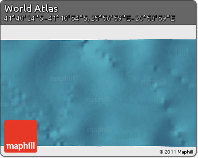 Satellite 3D Map of the Area around 41° 25' 39" S, 26° 25' 29" E