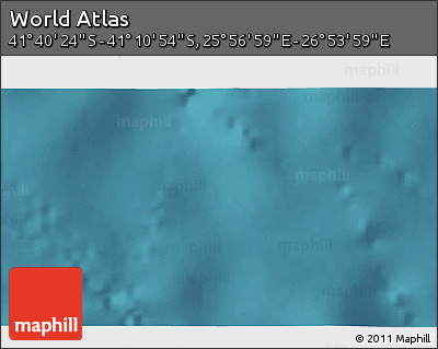 Satellite 3D Map of the Area around 41° 25' 39" S, 26° 25' 29" E