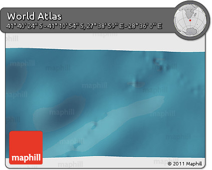 Satellite 3D Map of the Area around 41° 25' 39" S, 28° 7' 30" E