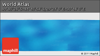 Physical Panoramic Map of the Area around 41° 25' 39" S, 29° 49' 30" E