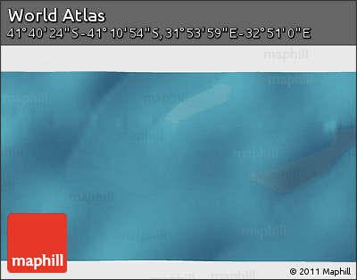 Satellite 3D Map of the Area around 41° 25' 39" S, 32° 22' 30" E