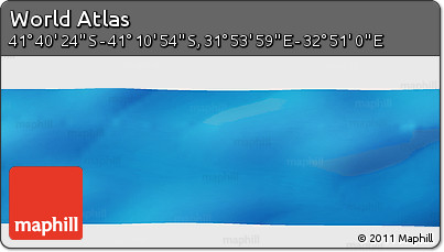 Physical Panoramic Map of the Area around 41° 25' 39" S, 32° 22' 30" E