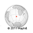 Outline Map of the Area around 41° 25' 39" S, 3° 28' 30" E, rectangular outline