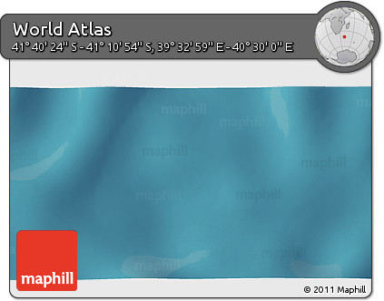 Satellite 3D Map of the Area around 41° 25' 39" S, 40° 1' 29" E