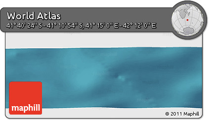 Satellite Panoramic Map of the Area around 41° 25' 39" S, 41° 43' 30" E