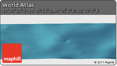 Satellite Panoramic Map of the Area around 41° 25' 39" S, 41° 43' 30" E