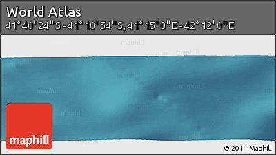 Satellite Panoramic Map of the Area around 41° 25' 39" S, 41° 43' 30" E