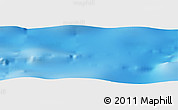 Physical Panoramic Map of the area around 41° 25' 39" S, 44° 16' 29" E