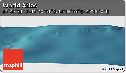 Satellite Panoramic Map of the Area around 41° 25' 39" S, 45° 7' 30" E