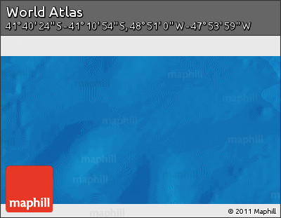 Political 3D Map of the Area around 41° 25' 39" S, 48° 22' 30" W