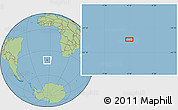Savanna Style Location Map of the area around 41° 25' 39" S, 4° 10' 30" W