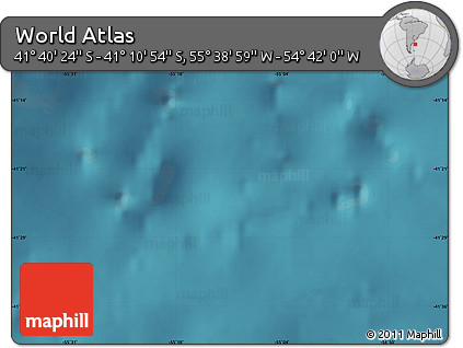 Satellite Map of the Area around 41° 25' 39" S, 55° 10' 29" W