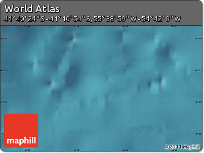 Satellite Map of the Area around 41° 25' 39" S, 55° 10' 29" W