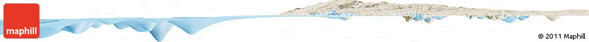 Shaded Relief Horizon Map of the Area around 41° 25' 39" S, 73° 52' 30" W Shaded Relief Horizon Map of the Area around 41° 25' 39" S, 73° 52' 30" W