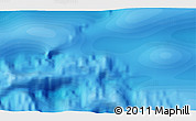 Political 3D Map of the area around 41° 25' 39" S, 84° 4' 29" W