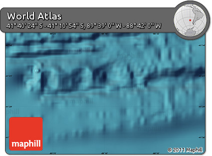 Satellite Map of the Area around 41° 25' 39" S, 89° 10' 30" W