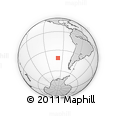 Outline Map of the Area around 41° 25' 39" S, 98° 31' 30" W, rectangular outline