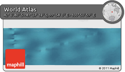 Satellite Panoramic Map of the Area around 41° 51' 59" S, 100° 22' 30" E