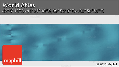 Satellite Panoramic Map of the Area around 41° 51' 59" S, 100° 22' 30" E