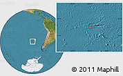 Satellite Location Map of the area around 41° 51' 59" S, 100° 13' 29" W